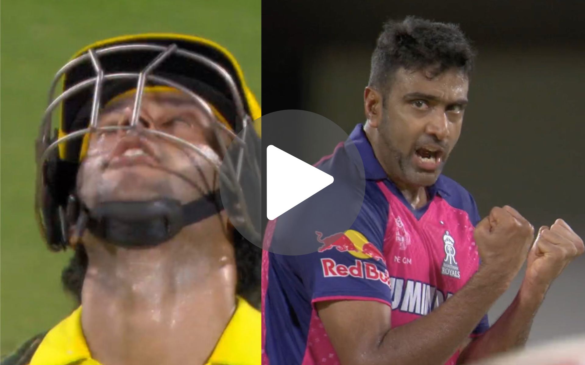 [Watch] 6,4,4,W - Ashwin's Cold Revenge On Dube After Getting Hammered Mercilessly